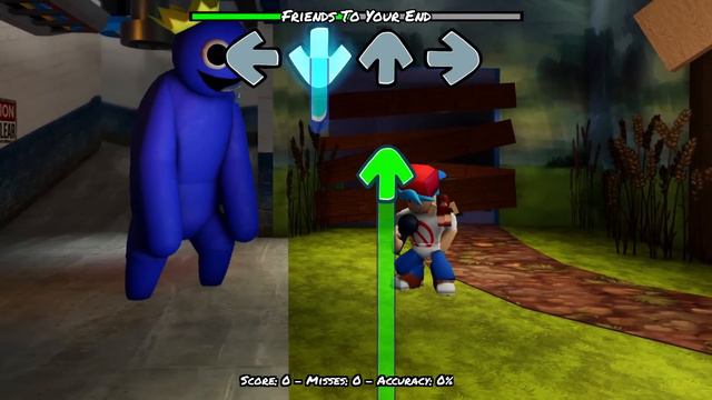 FNF Triple Trouble But Rainbow Friends Characters Sing It 🎶 смотреть онлайн