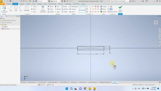 Autodesk Inventor 2023 Tutorial - Vise Design Assembly