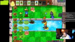 T2x2 ИГРАЕТ В Plants vs. Zombies С ХАРД МОДОМ #5