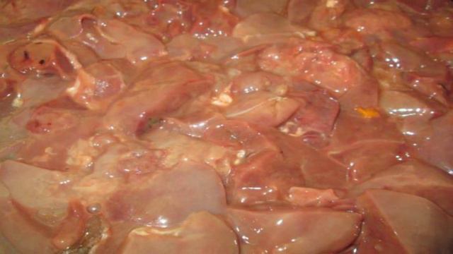 Азу с куриной печенью