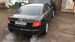 Чистим дроссель без снятия Ауди а6 с6