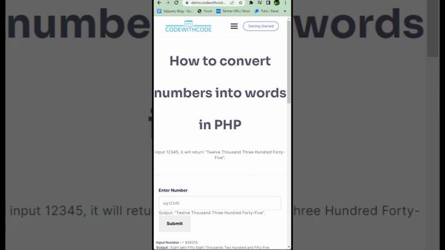 How to convert numbers into words in PHP ||  According to Indian currency format || #codewithcode