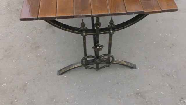 Кованый Стол Декоративный Красиво Практично Для дома и дачи смотреть онлайн