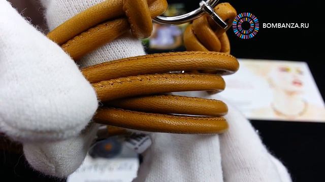 Браслет Qudo, Nodo S Etrusco, коричневый, 124051 BR, Элитная бижутерия из Германии