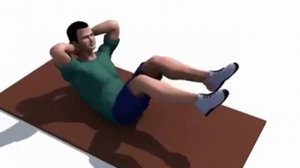 Правильное выполнение - Скручивания-велосипед