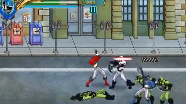 Power Rangers Megaforce Game Never Surrender Medium Level смотреть онлайн