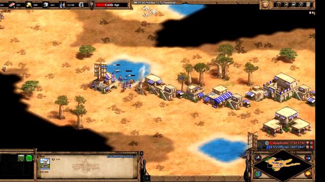 Age of Empires II - Persians v Poles on AFRICAN CLEARING