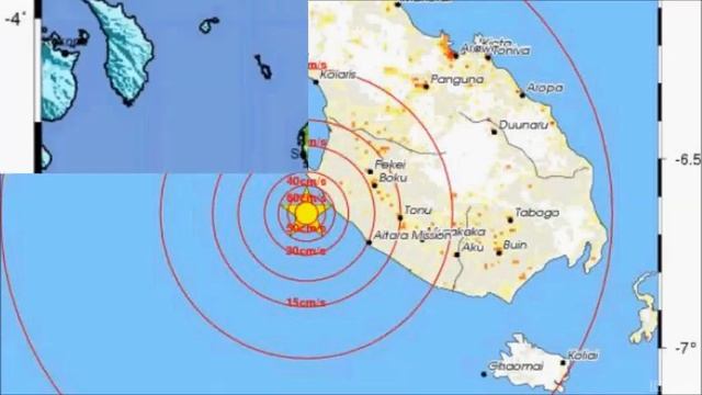 M 7.3 EARTHQUAKE - BOUGAINVILLE REGION, P.N.G. April 11, 2014 смотреть онлайн