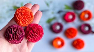 Пышные Цветы Зефирки из фоамирана С ПОМОЩЬЮ ДЫРОКОЛА / 2 варианта / DIY Eva Foam Flowers