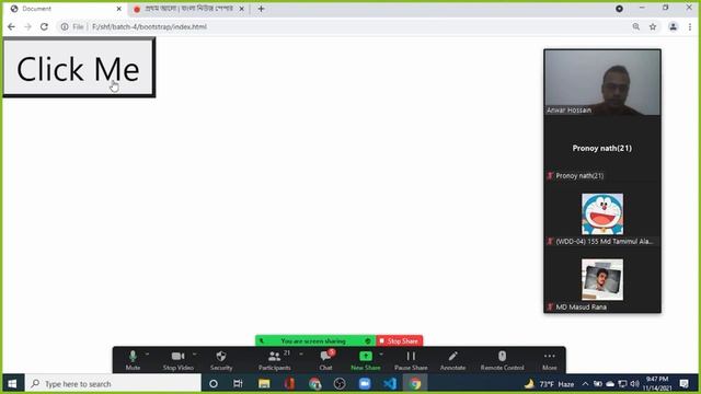 Learn Event & Listener in JavaScript | Web Development | Freelancing Bangla | Batch 4th | Class #19