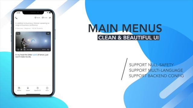 EnLive - English Live Courses | Live Streaming App | Flutter UI-Kit Template смотреть онлайн