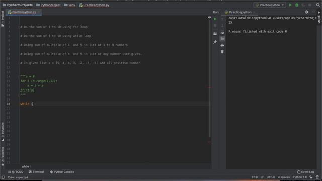 Python Practice Series 6 | Beginners | Level 1 | Basic | Add Sequence Number Using For & While Loop