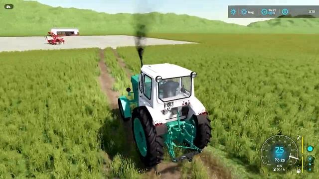 24 HOURS with $0,00 on a Flat Map ... ep. 1?Farming Simulator 22 смотреть онлайн