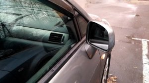 Автоскладывание зеркал на Tiida