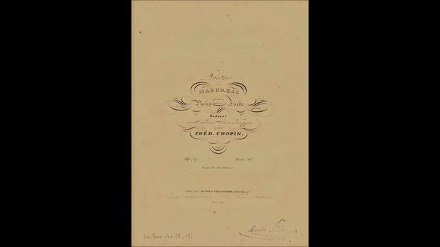 Chopin – Mazurka in a minor Op. 17 no. 4 – Gabriele Toia, fortepiano смотреть онлайн