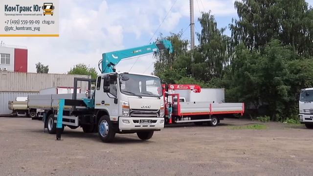 Кран-манипулятор HKTC 5014 на базе JAC N120