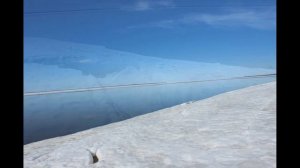 Камское водохранилище, 17.04.2021 г., Пермский край.