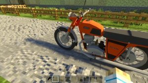 ИЖ ПЛАНЕТА 3 В МАЙНКРАФТ ПЕ! ОБЗОР НА МОТОЦИКЛ | MINECRAFT PE