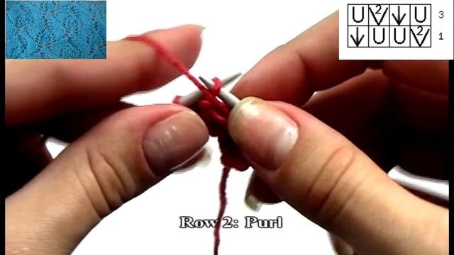 Knotted openwork stitch_Ажурная сетка