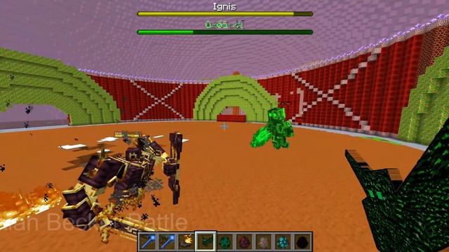 Ignis and Redstone Powered Iron Golem VS Boss Minecraft | Minecraft Mods Battle смотреть онлайн