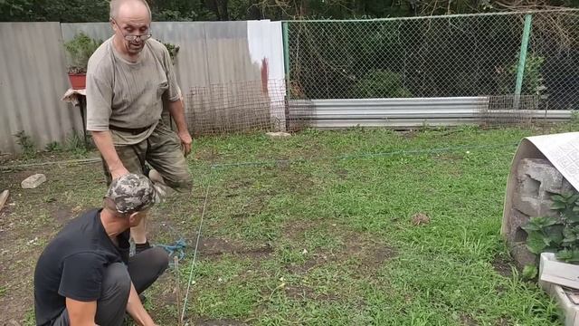 Готовимся к строительству беседки. Наш Любимый Василёк. смотреть онлайн