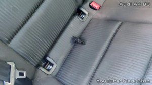 Установка крепления детского кресла ISOFIX Audi A4 B8 / Installing ISOFIX child safety seat A4B8