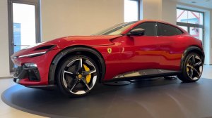 Ferrari Purosangue 2024 года выпуска - Обзор интерьера и экстерьера