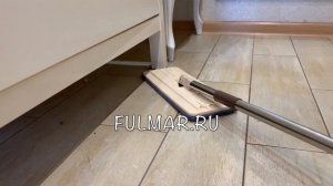 Плоская швабра ЛЕНТЯЙКА с микрофиброй и большое ведро для отжима и полоскания 10 литров