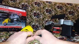 Forsage F-2014243 двухпоршневой автомобильный компрессор. Обзор часть 1.