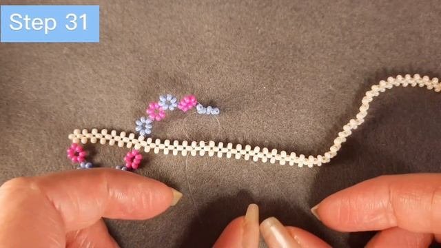 Чокер Зигзаг с РОМАШКАМИ?. Beaded DAISY Zigzag Choker?. #DIY #jelljewellery