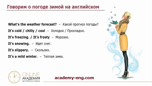 Говорим о погоде на английском! смотреть онлайн