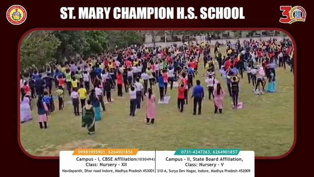 St Mary Champion H.S School | Our champions performing yoga and understanding the importance of yog