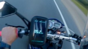 Опять разгон до 100 и максимальная скорость stels trigger 50