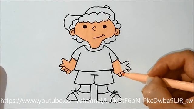 Как нарисовать мальчика поэтапно детям | How to draw a boy easy смотреть онлайн