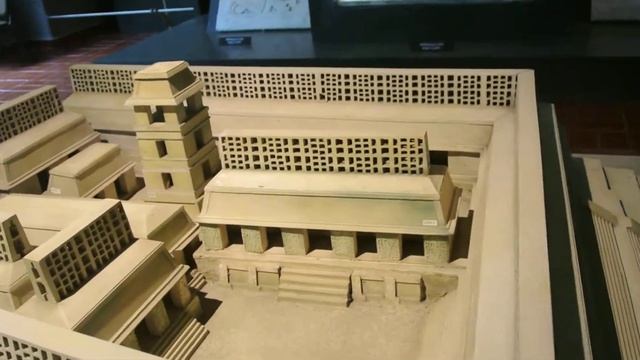 MAYA 2013. Replica of Palenque showing The Palace, at the Museum of Palenque. смотреть онлайн