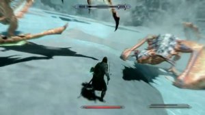 Skyrim - Voslaarum and Naaslarum, Twin Dragon Boss Fight (Legendary)