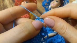 Одежда для куклы Барби крючком. Шляпка / Clothes for Barbie doll crochet. Hat