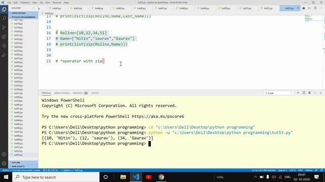 Python | Lecture 53 - zip function смотреть онлайн