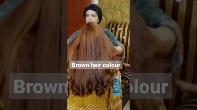 #Brown Hair colour#Ayesha beauty lounge bar #subscribe Like#