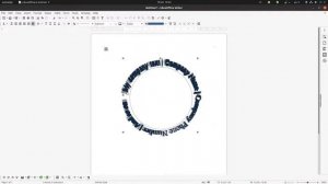 How to create a round stamp using Fontworks in LibreOffice Writer.