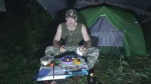 Одиночный мото-поход с ночевкой в лес. "ПОСЛЕ ОБКАТКИ".Часть 4. ВЕЧЕРНИЕ РАЗМЫШЛЕНИЯ.