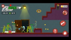 Chainsaw Weapon on The Manor !! Stickman Zombie Shooter Chapter 4 Level 37-40