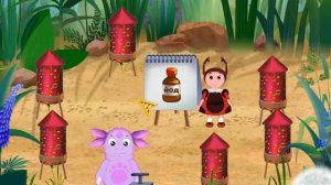 Luntik learns letters. (PC, Windows) [2008]. Longplay. Russian version. No comments.