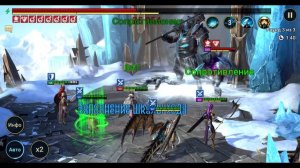 Raid SL: Плато Ледяного Голема моя пачка, быстрое прохождение, параметры героев