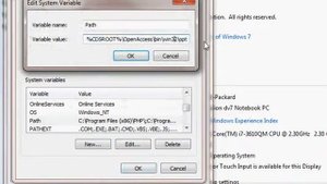 Path setting for java SDK execution in windows