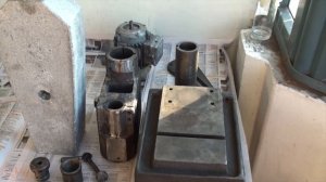Зачистка и окраска станка 2Г103П