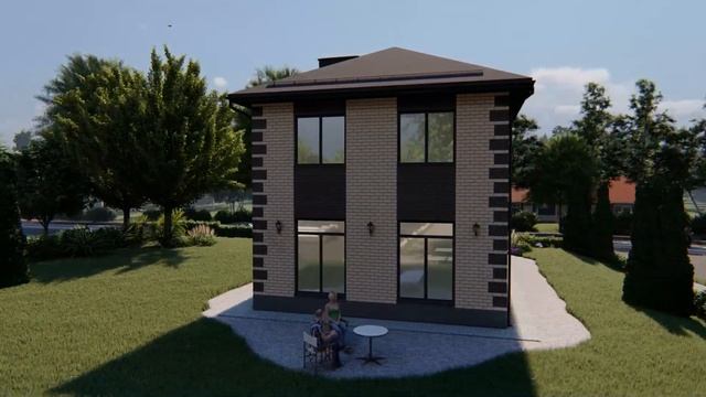 Презентация проекта двухэтажного дома площадью 148кв.м. смотреть онлайн