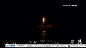 Space-X launches starlink satellites into orbit