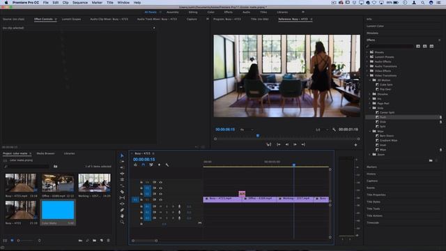 Premiere Pro: CLEAN Color Blocking Transition Effect! (How to / Tutorial) смотреть онлайн