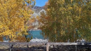 Шум реки, листьев, красивые горы, Релакс видео, Music of nature